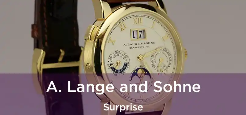 A. Lange and Sohne Surprise